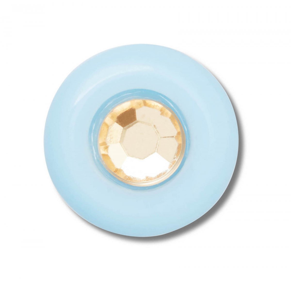 Blue and green acrylic gem